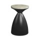 Round Charcoal & Eggshell Wine Table