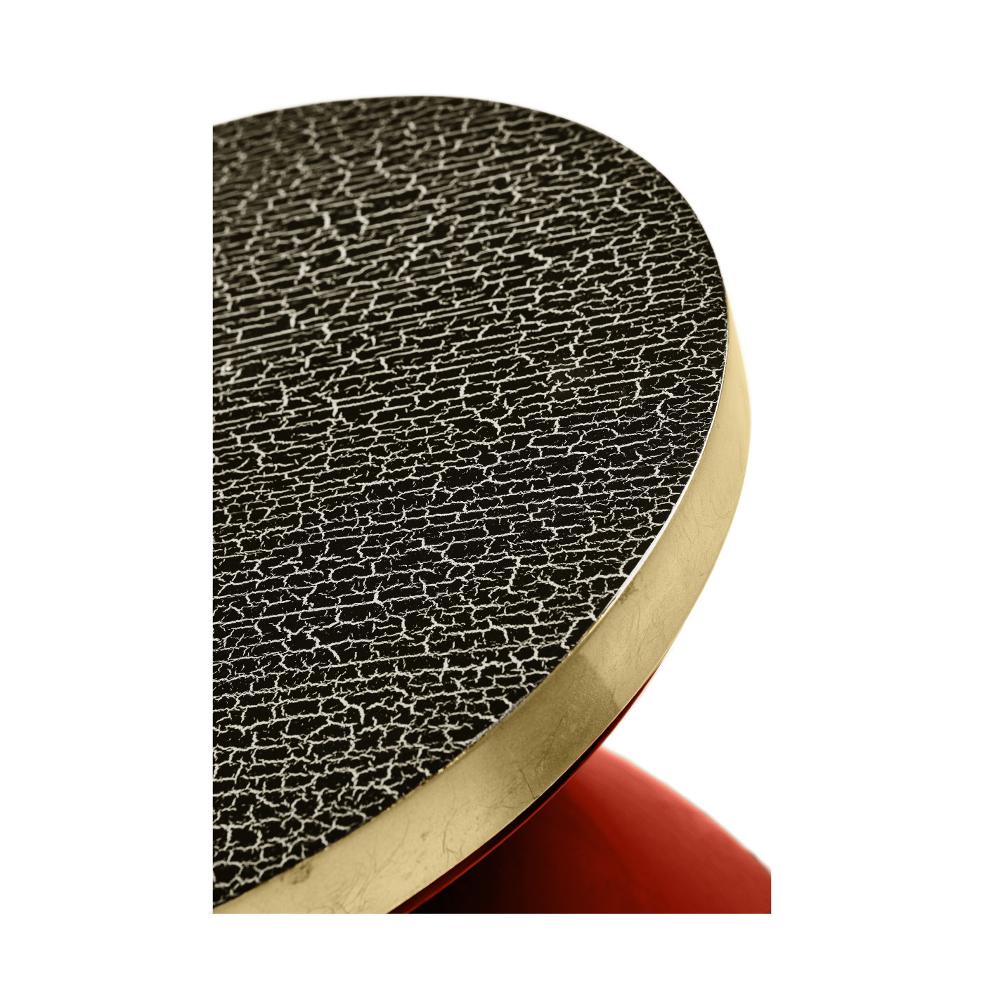 Round Emperor Red & Charcoal Wine Table