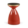 Round Emperor Red & Charcoal Wine Table