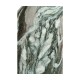 Round Faux Black & Grey Marble Wine Table