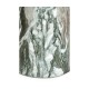 Round Faux Black & Grey Marble Wine Table