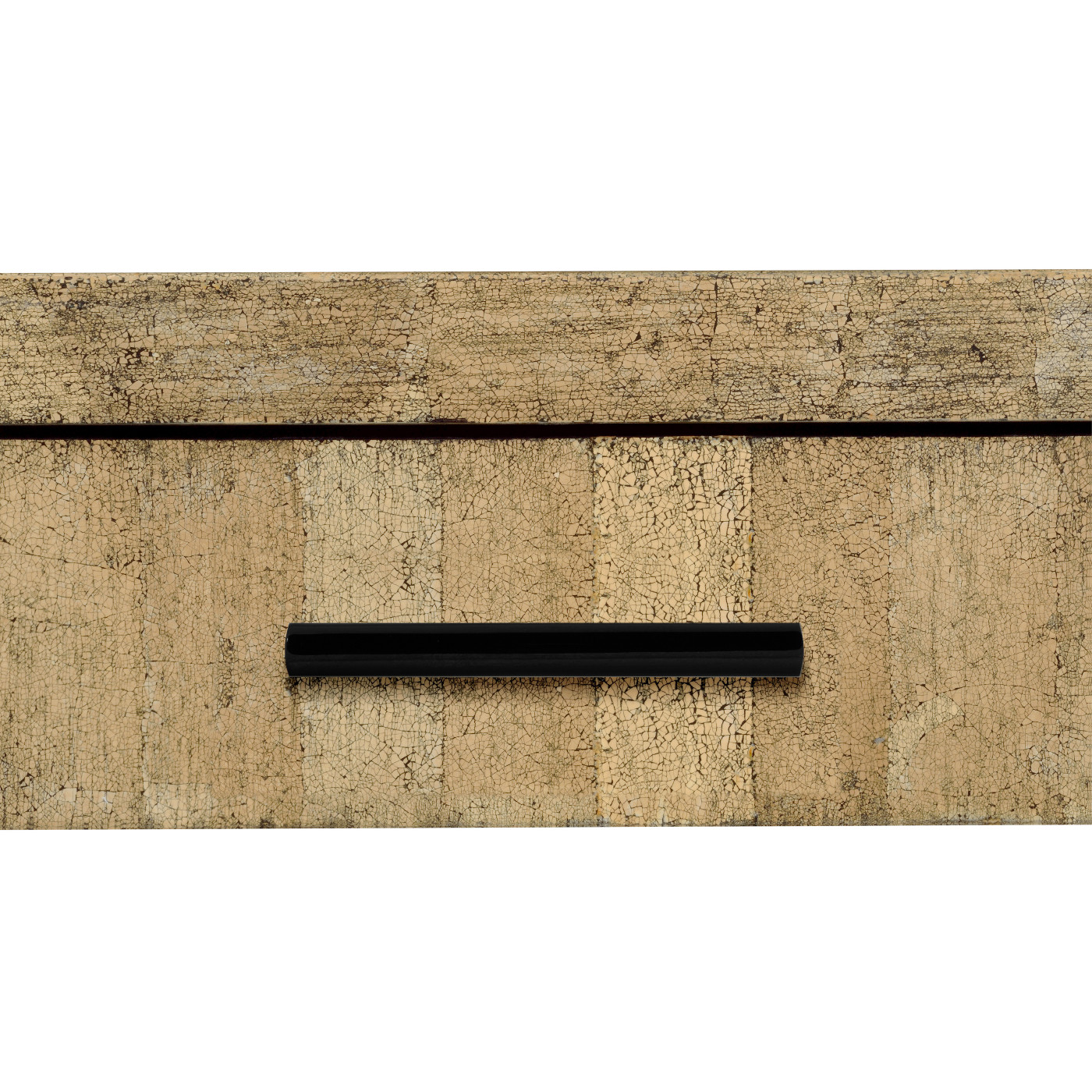 Brown Brick Eggshell End Table with Drawer