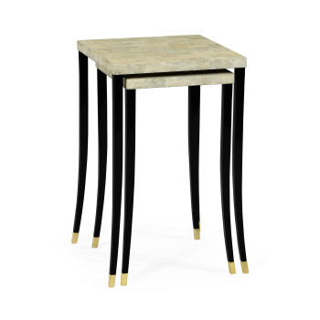 Bone Eggshell Nesting Tables