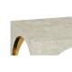 Square Circular Cut-Out Eggshell Stool