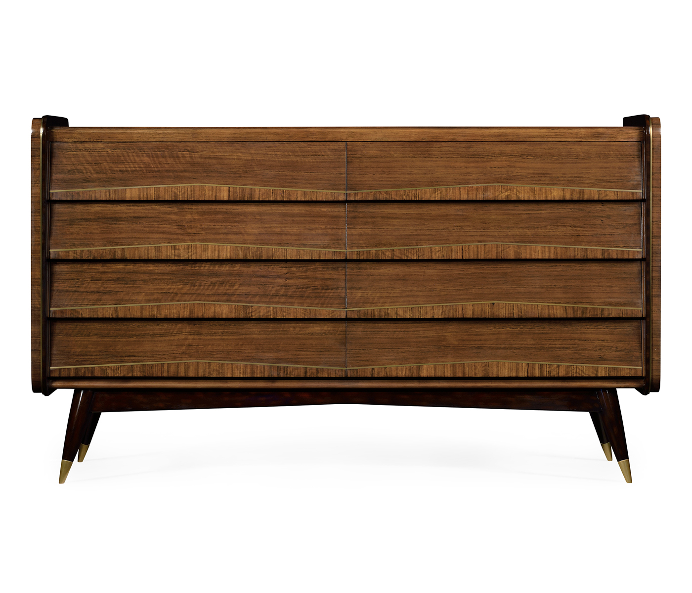 Hyedua Mid-Century Eight-Drawer Dresser