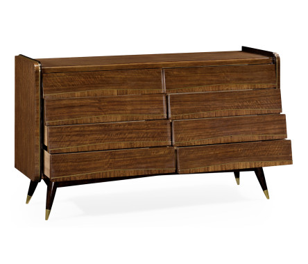 Hyedua Mid-Century Eight-Drawer Dresser