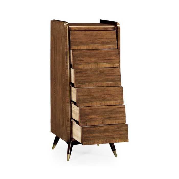 Hyedua Mid-Century Tall Chest of Drawers