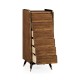 Hyedua Mid-Century Tall Chest of Drawers