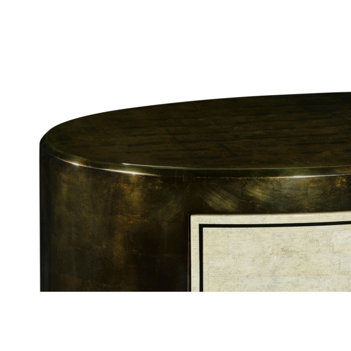 Small oval chest of drawers