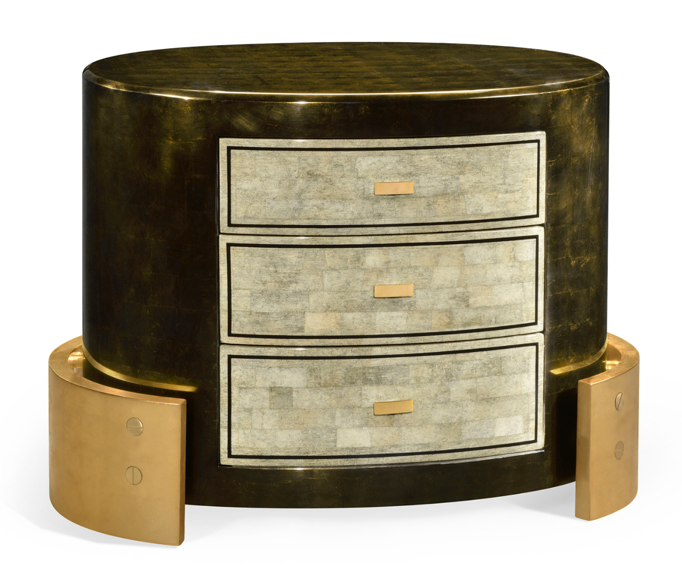 Small oval chest of drawers