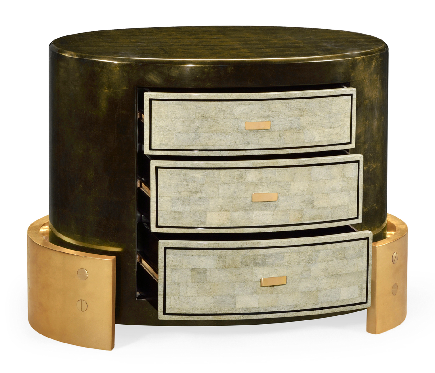 Small oval chest of drawers
