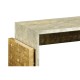 Rectangular Eggshell & Gilded Console Table
