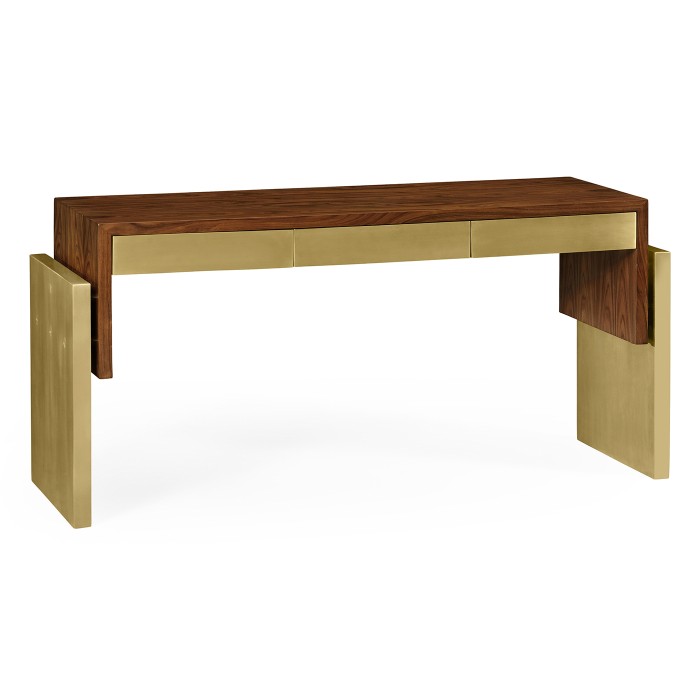 Contemporary console table with drawers