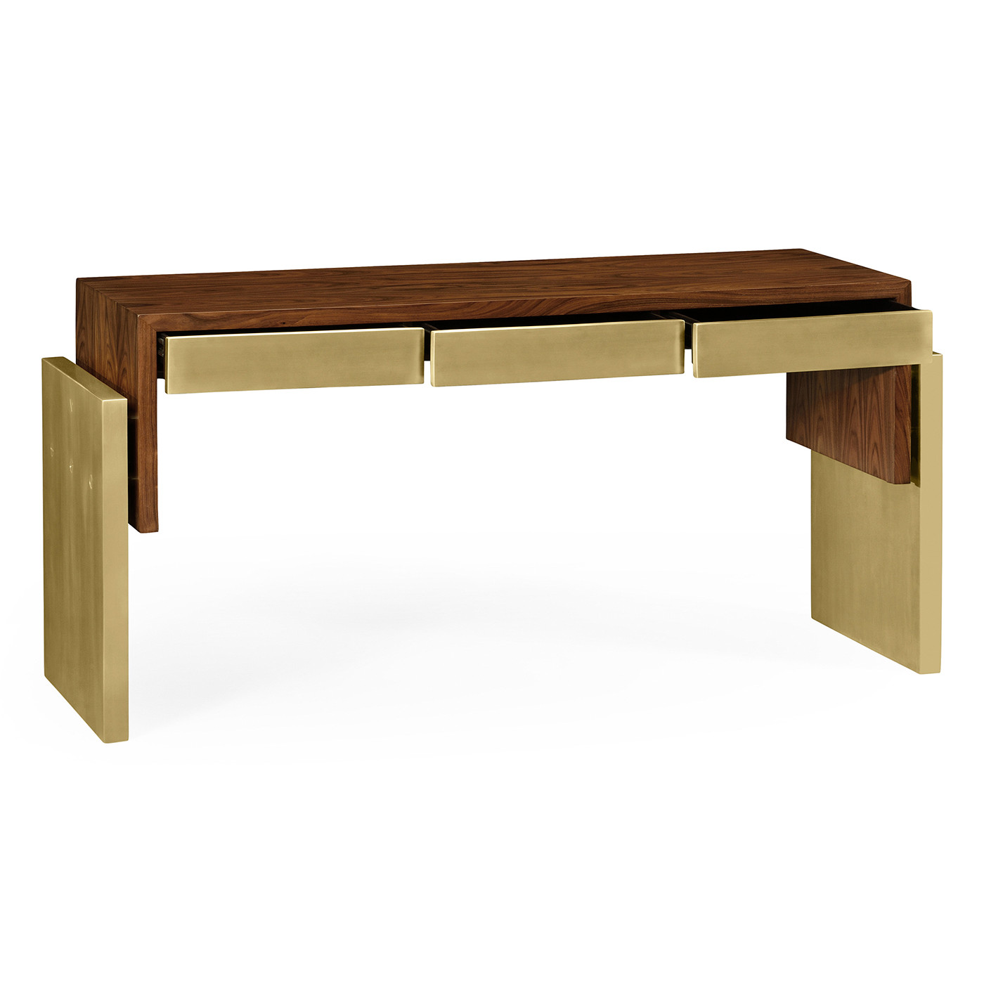 Contemporary console table with drawers