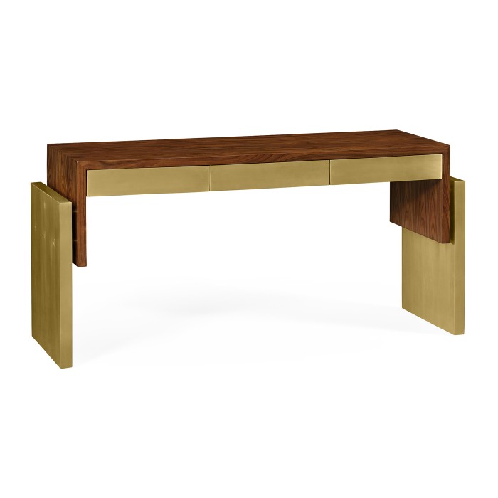 Contemporary console table with drawers