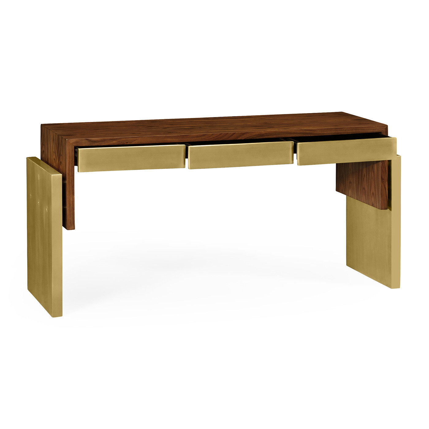Contemporary console table with drawers