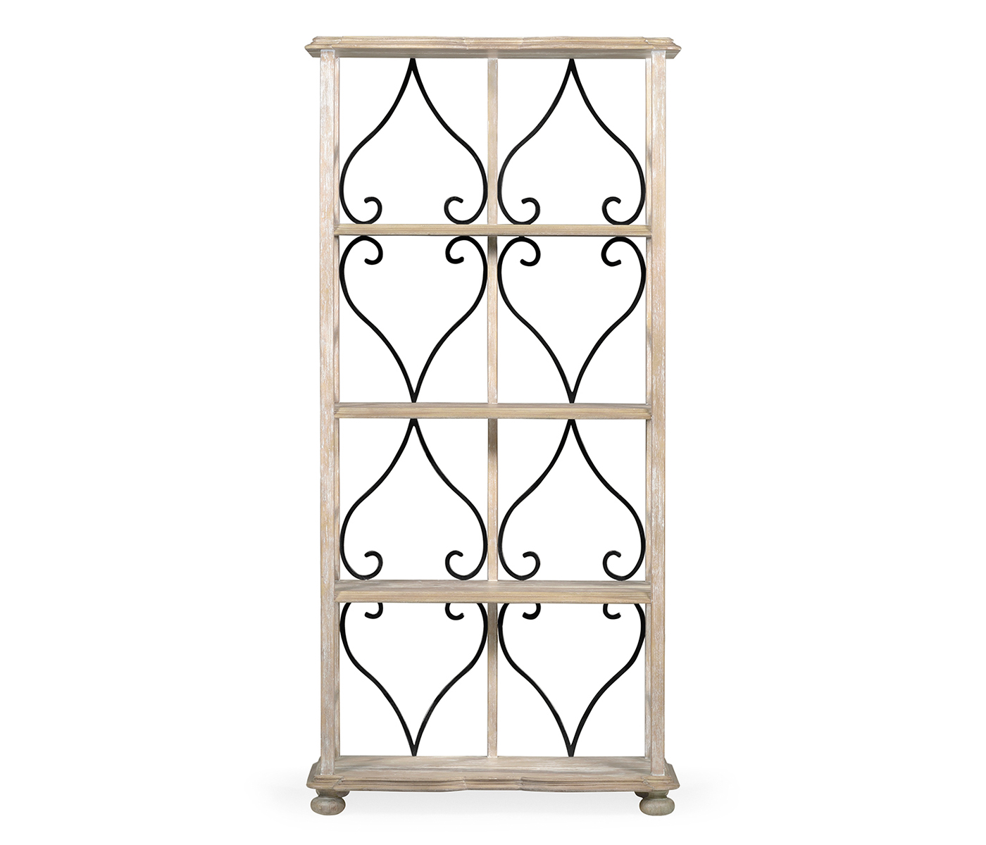 Four-Tier Étagère in Limed Acacia