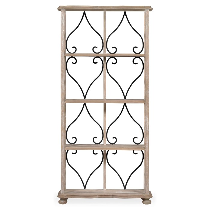 Four-Tier Étagère in Limed Acacia