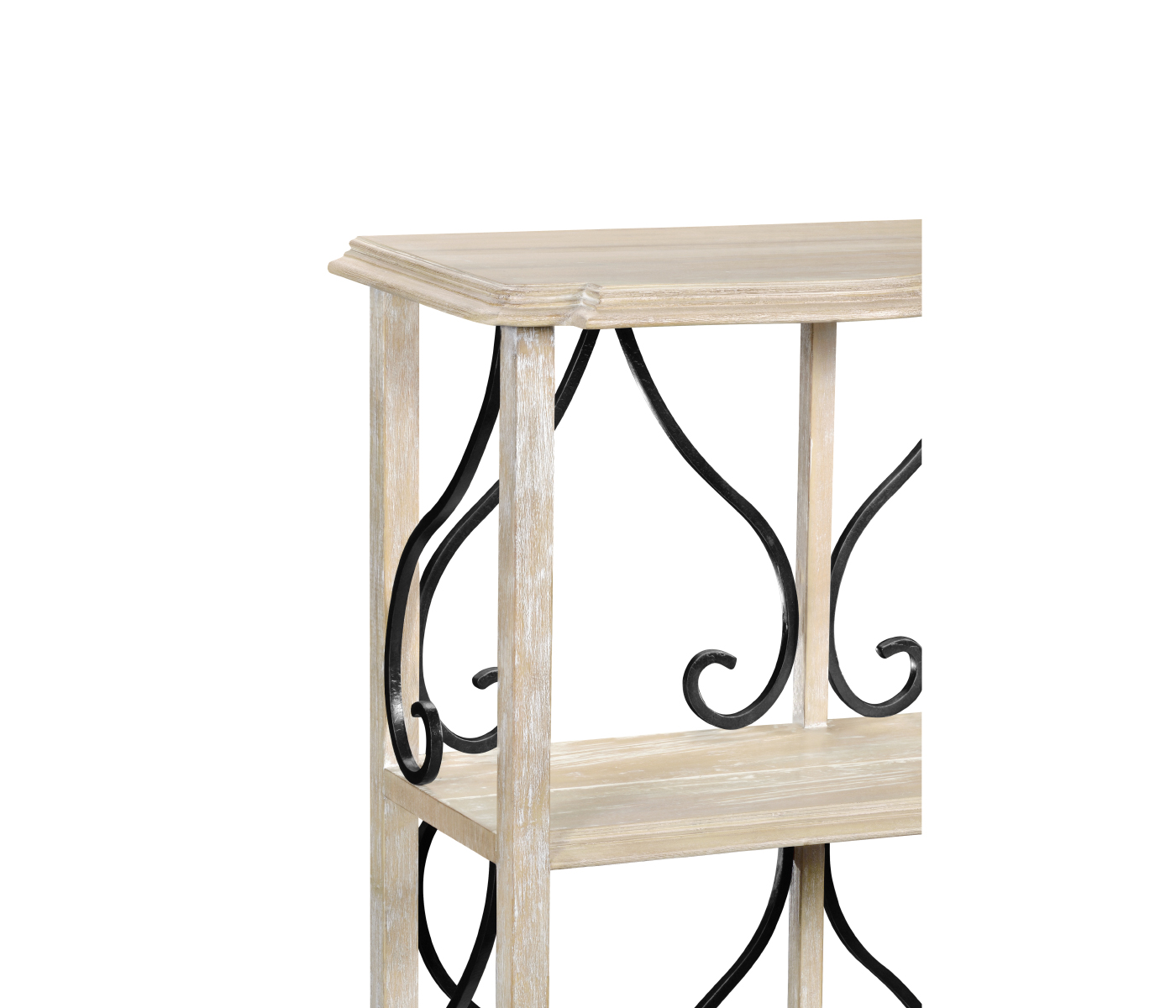 Four-Tier Étagère in Limed Acacia