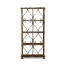 Four-Tier Étagère in Rustic Walnut