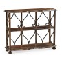 Two-Tier Étagère in Rustic Walnut