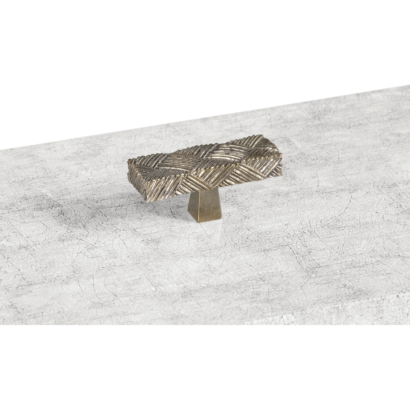 White Smoke Eggshell Rectangular Box