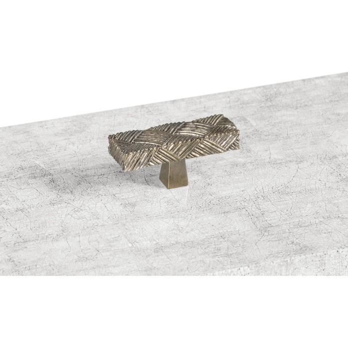 White Smoke Eggshell Rectangular Box