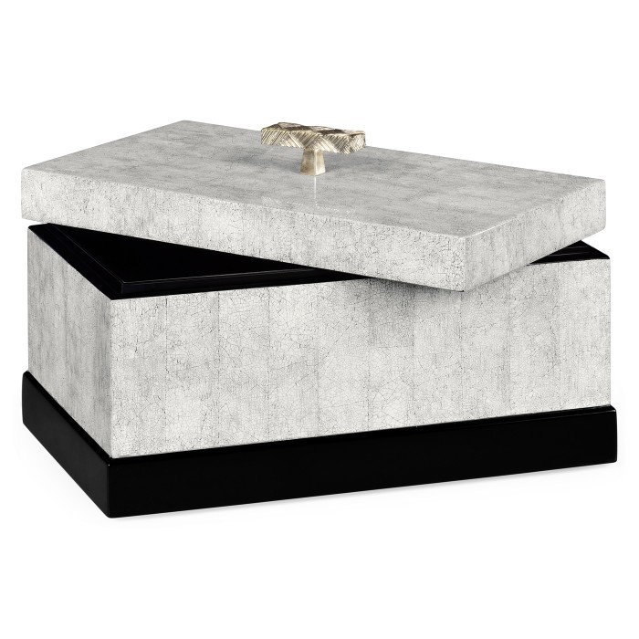 White Smoke Eggshell Rectangular Box