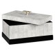 White Smoke Eggshell Rectangular Box