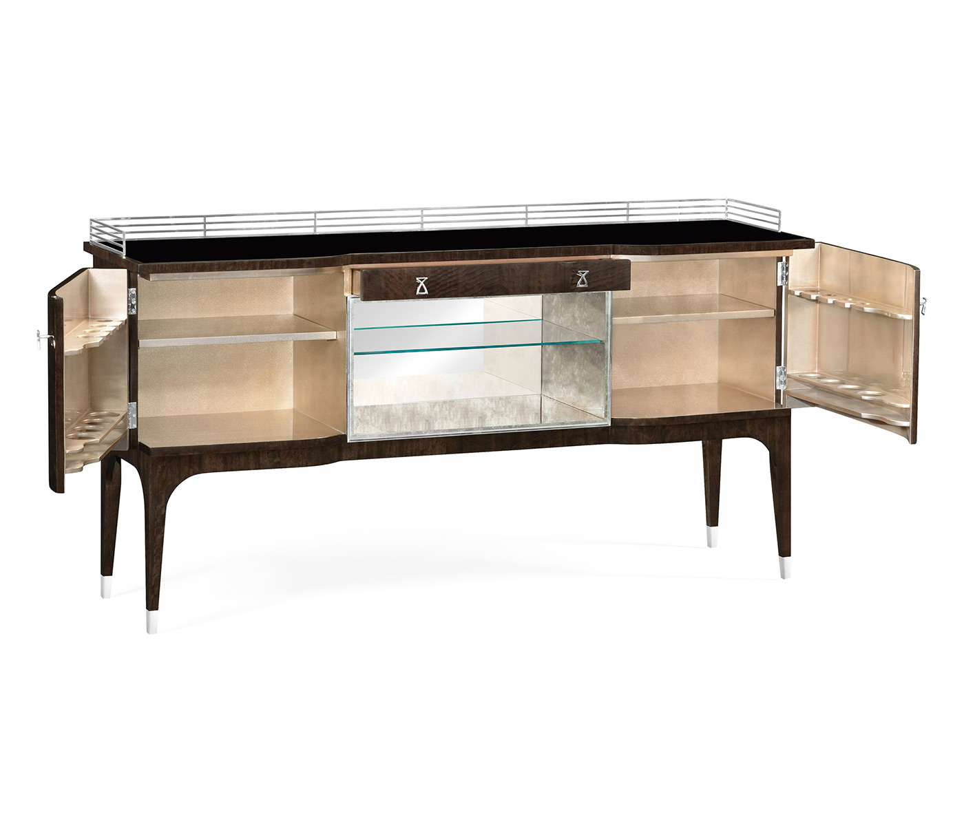 Black Eucalyptus Drinks Cabinet