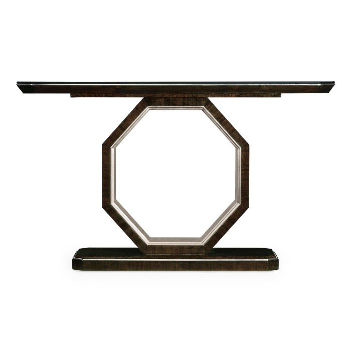 Black Eucalyptus Console Table