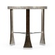 Black Eucalyptus Round Side Table