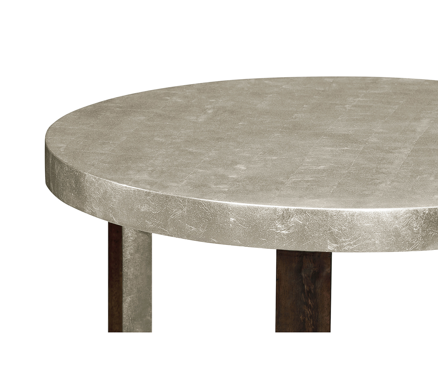 Black Eucalyptus Round Side Table