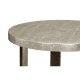 Black Eucalyptus Round Side Table