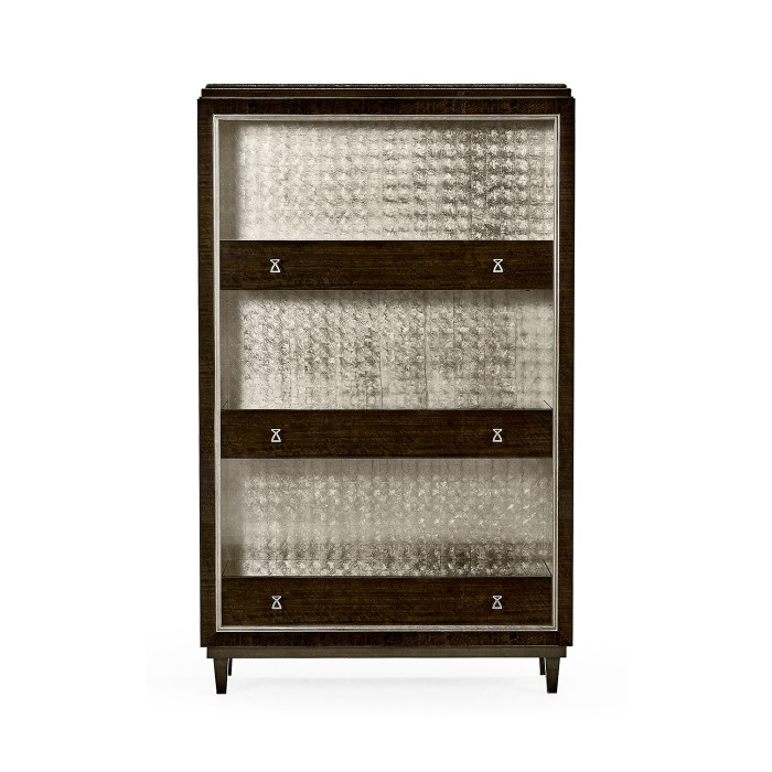 Black Eucalyptus Three-Shelf Bookcase