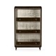 Black Eucalyptus Three-Shelf Bookcase