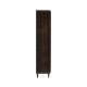 Black Eucalyptus Three-Shelf Bookcase