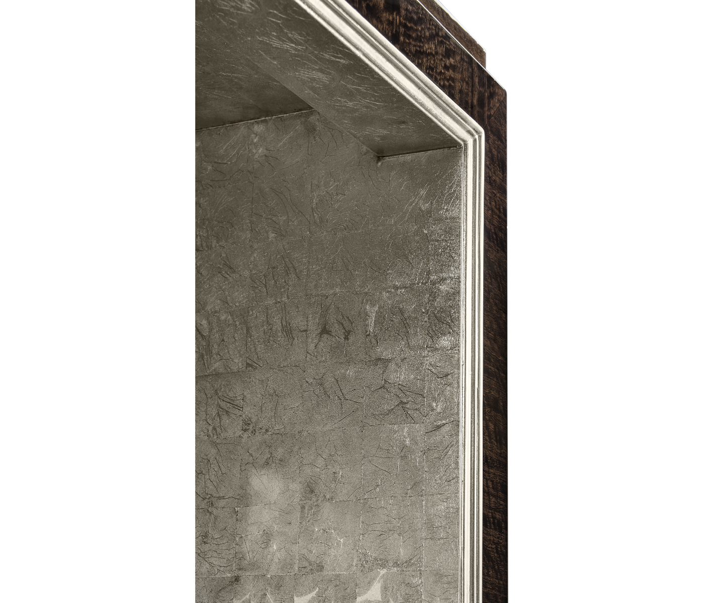 Black Eucalyptus Three-Shelf Bookcase