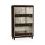 Black Eucalyptus Three-Shelf Bookcase