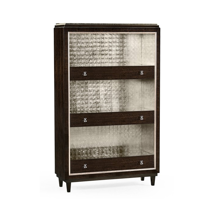 Black Eucalyptus Three-Shelf Bookcase