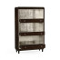 Black Eucalyptus Three-Shelf Bookcase