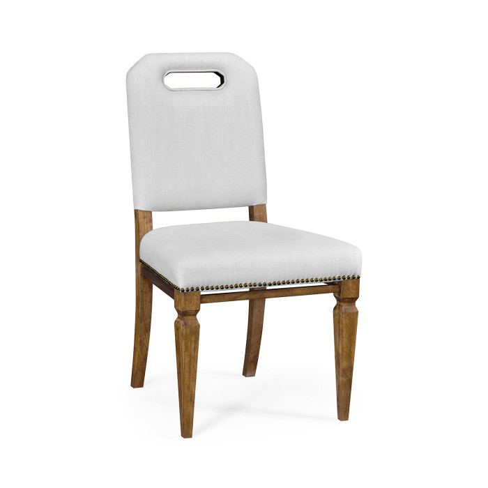 Contemporary Camden Dining Side Chair, Upholstered in COM