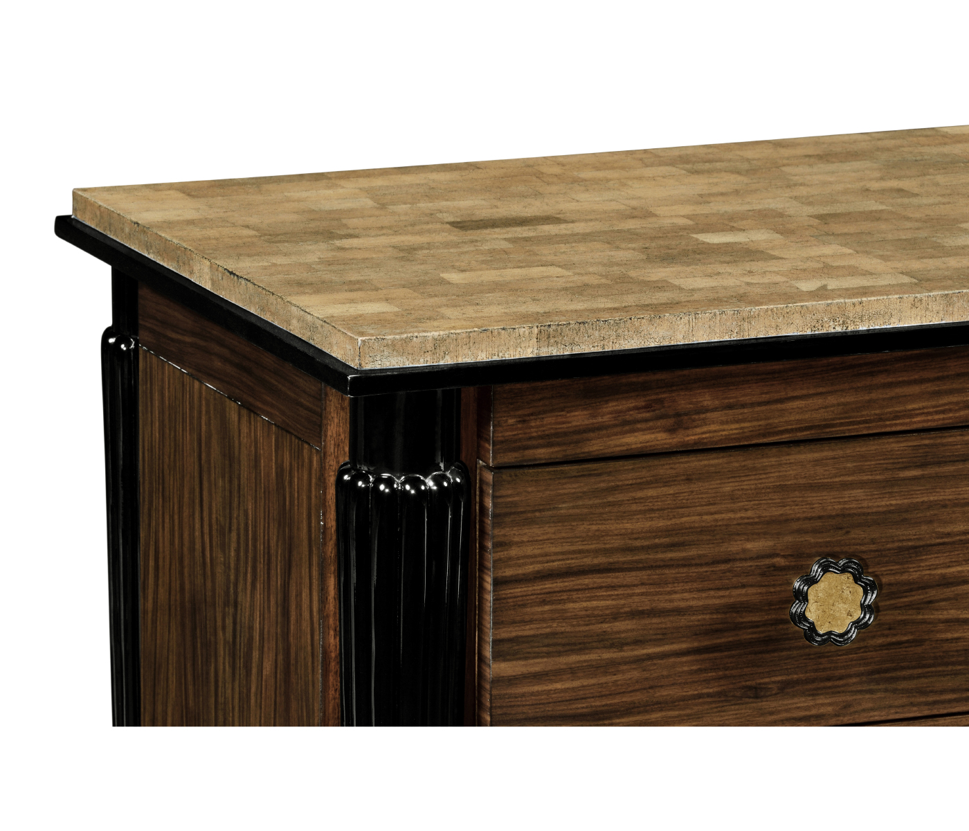 Calista & Eggshell Chest of Drawers