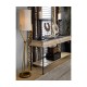 Circular Brass Floor Lamp