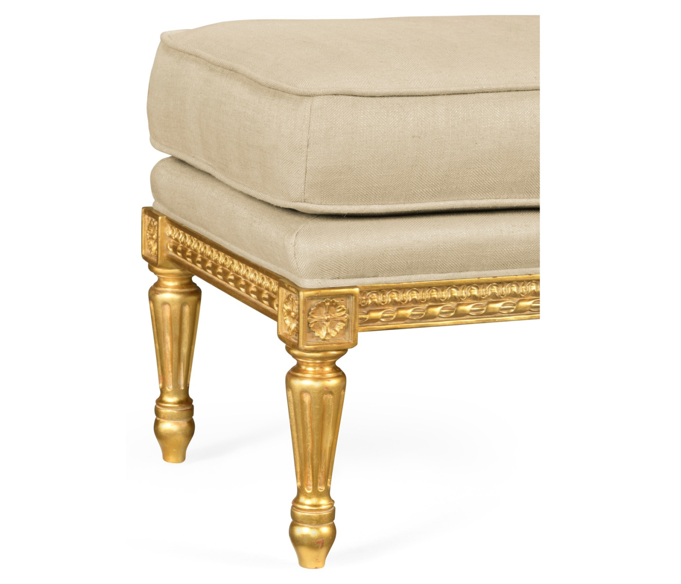 Versailles Gold-Leaf Footstool