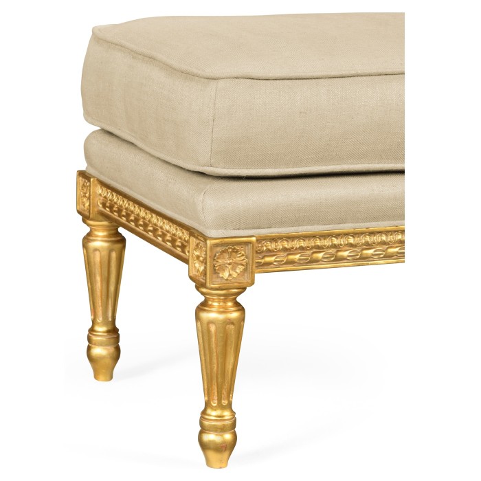 Versailles Gold-Leaf Footstool