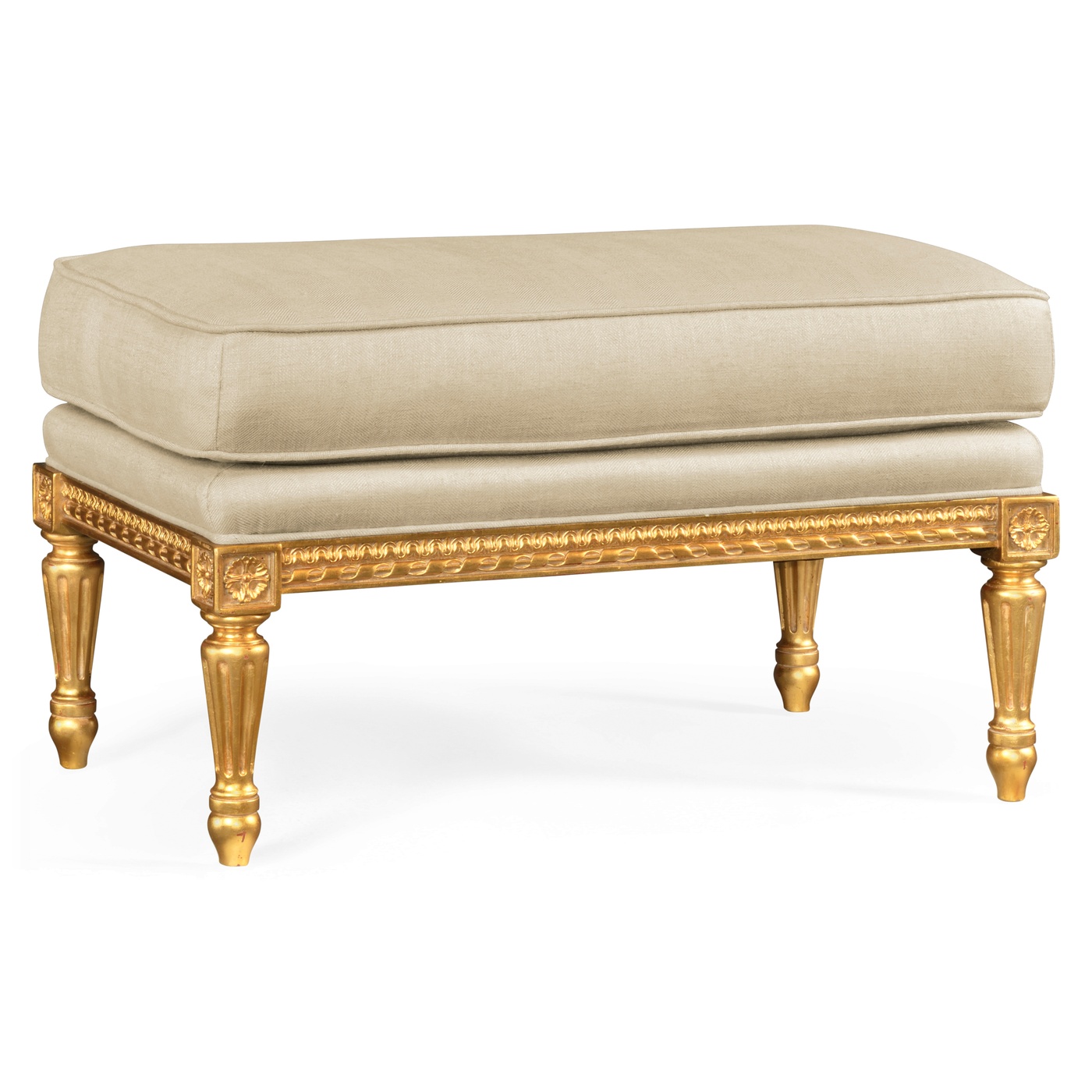Versailles Gold-Leaf Footstool