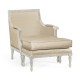 Country Greige Footstool