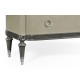 Grey Leather Chest of Drawers