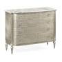 Silver Espresso Chest of Drawers